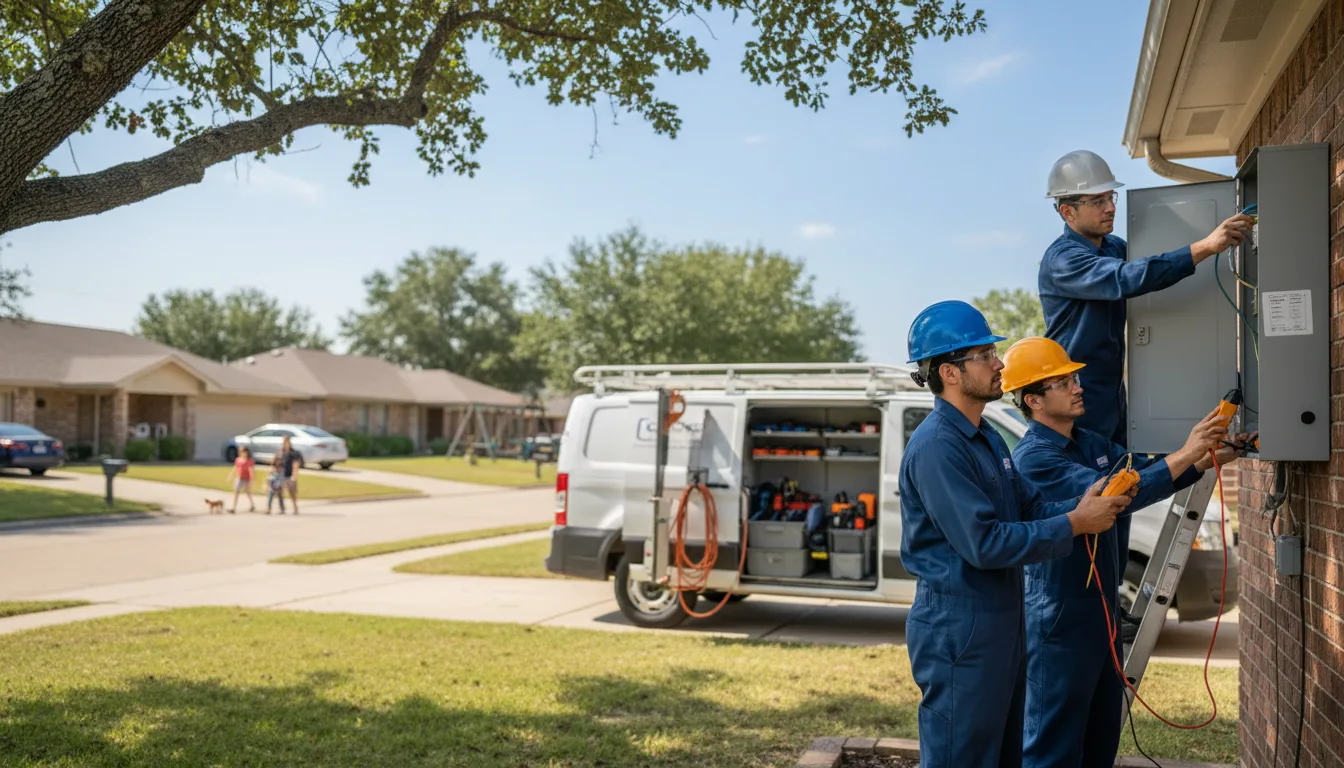 Certified electrician providing emergency electrical services in Lambert, MS